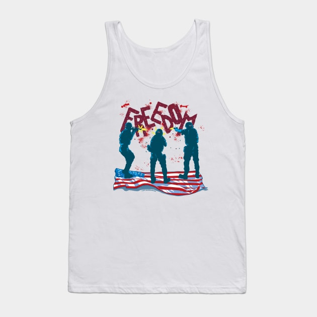 FREEDOM Tank Top by Shamus_Beyale